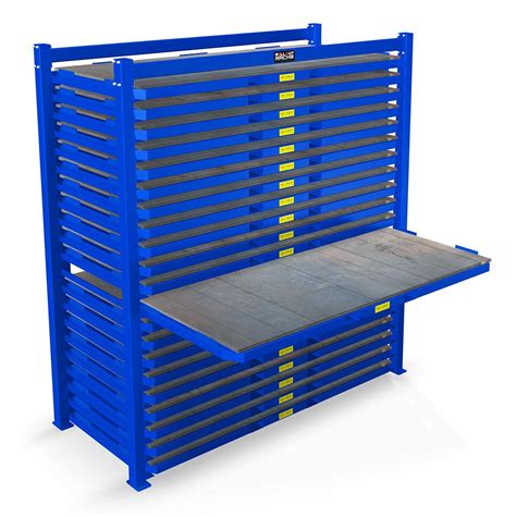 roll out sheet metal rack|roll out sheet metal storage rack.